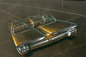 Dodge Branded Concept Car illustration for sale